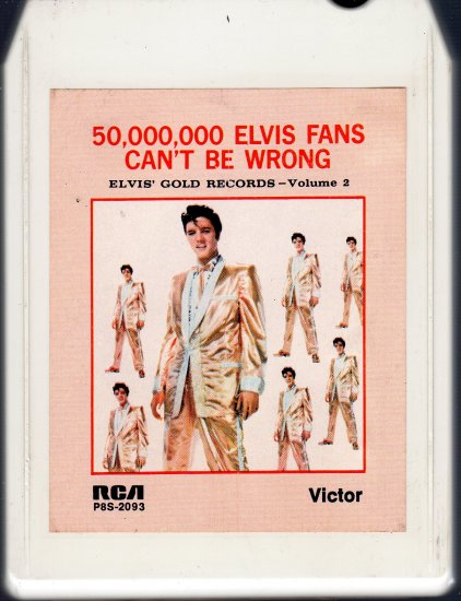 Elvis Presley - Elvis Gold Records Vol 2 8-track tape