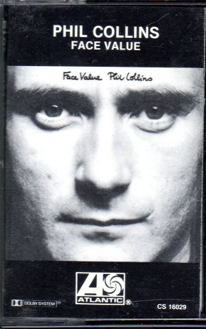 Phil Collins - Face Value Cassette Tape