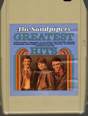 The Sandpipers - Greatest Hits 8-track tape