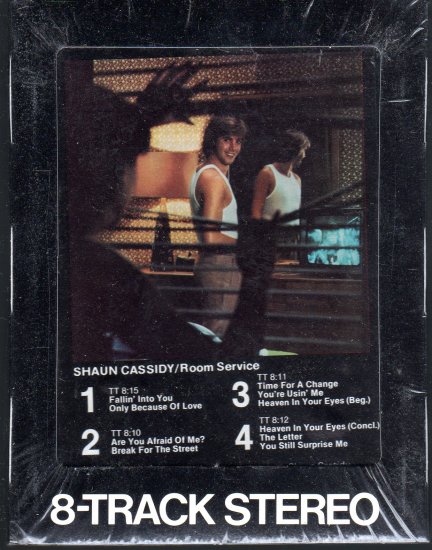 Shaun Cassidy - Room Service Sealed 8-track tape