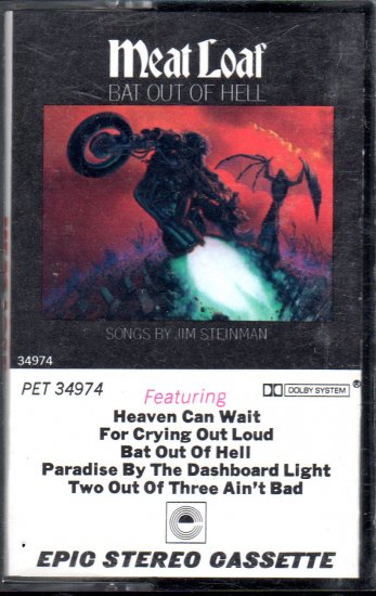 Meat Loaf - Bat Out Of Hell Cassette Tape