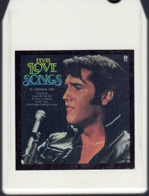 Elvis Presley - Elvis Love Songs 1981 RCA K-TEL 8-track tape