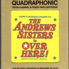 The Andrew Sisters - Over Here Original Cast Recording 1974 CBS Quadraphonic 8-track tape