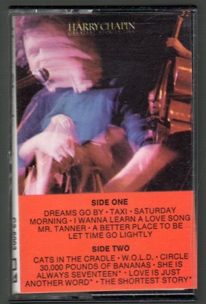 Harry Chapin - Greatest Stories LIVE Cassette Tape