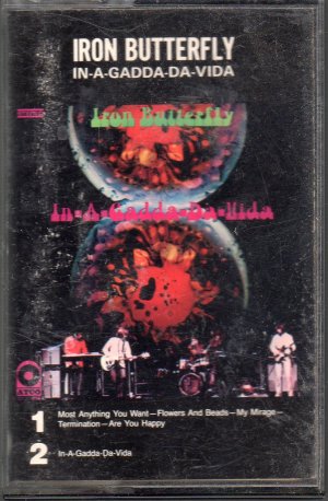 Iron Butterfly - In-A-Gadda-Da-Vida Cassette Tape