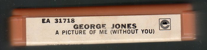 George Jones A Picture Of Me Without You 8 Track Tape