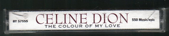 Celine Dion The Colour Of My Love Cassette Tape