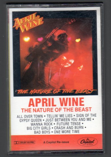 G udtale Eller April Wine - The Nature Of The Beast Cassette Tape