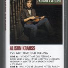 Alison Krauss - I've Got That Old Feeling Cassette Tape