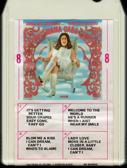 Mama Cass - Bubblegum, Lemonade And Something For Mama 1969 Ampex 8-track tape