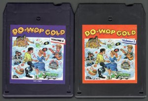Do-Wop Gold - Various Vol 1 & 2 CRC LAURIE Double 8-track tape