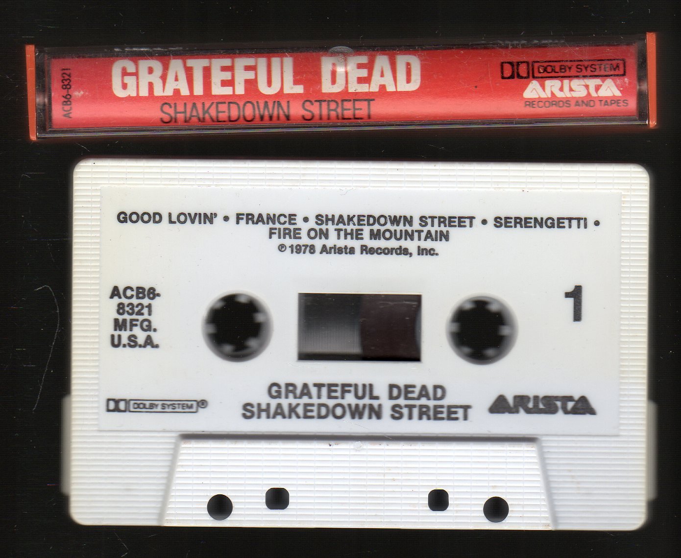 Parche De Grateful Dead De Shakedown Street, Portada De álbum