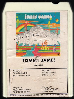 Tommy James - Tommy James GRT 1970 Debut 8-track tape