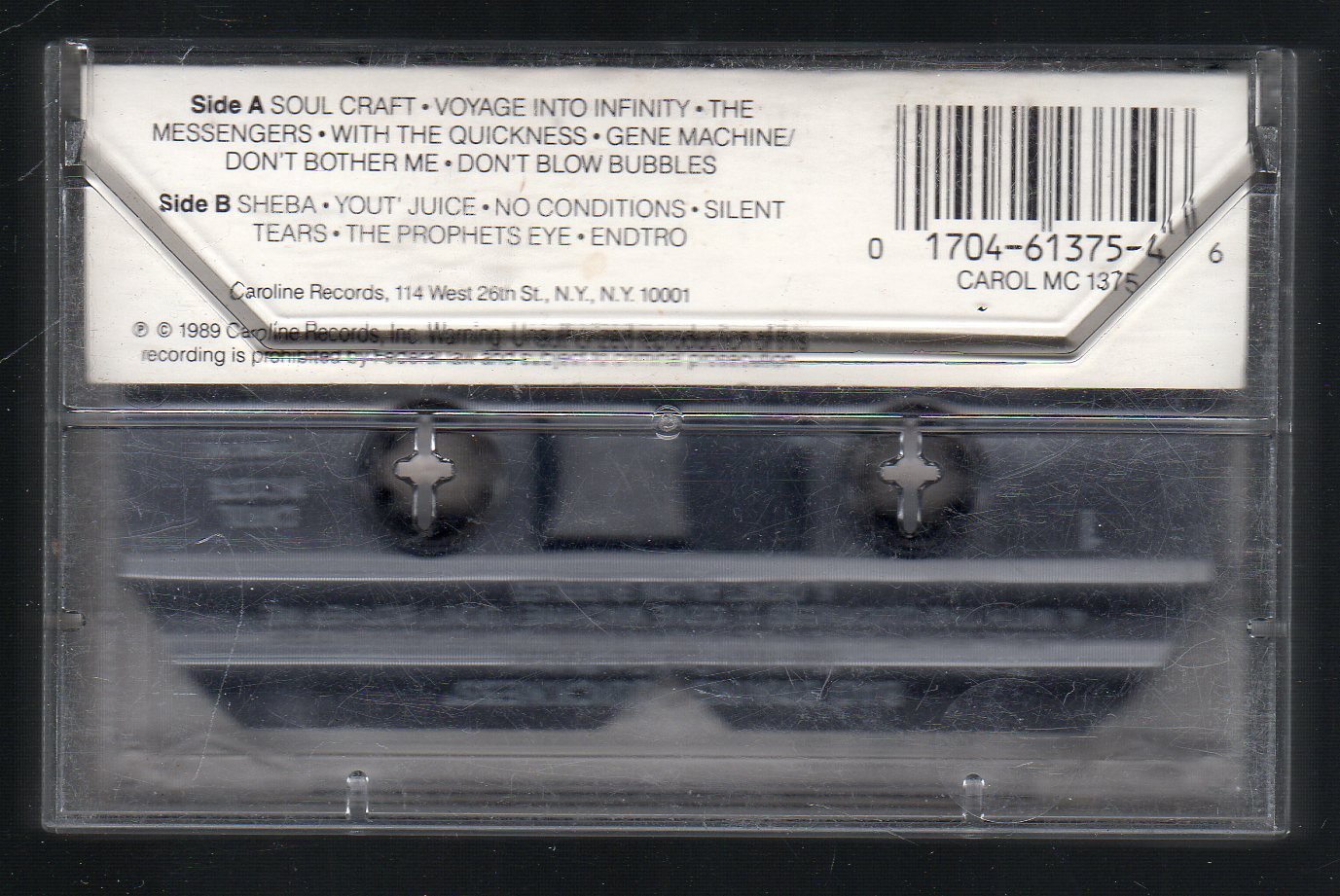 Bad Brains - Quickness Cassette Tape