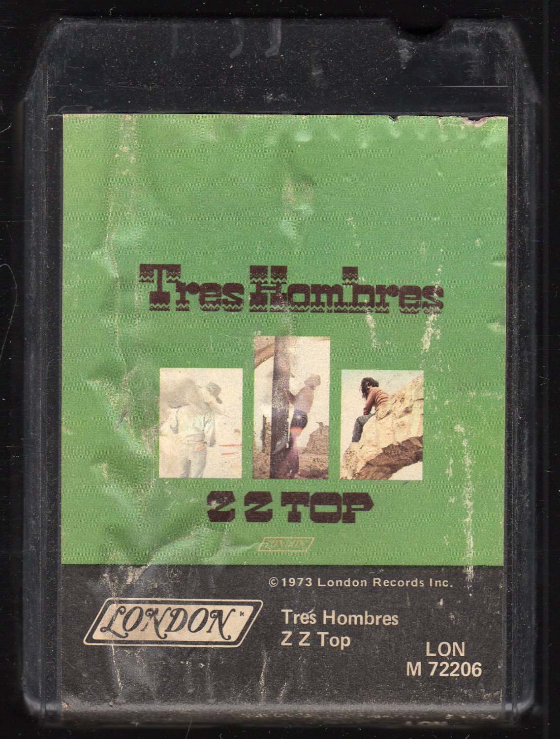 Zz Top Tres Hombres 8 Track Tape