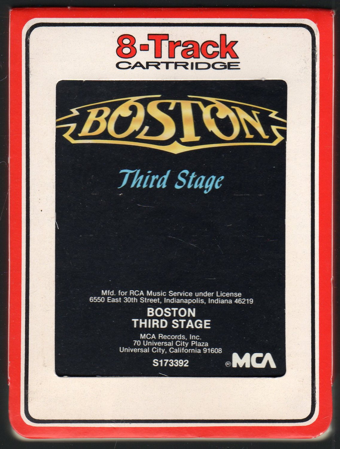 Boston - Third Stage 1986 RCA SOLD 8-track Tape