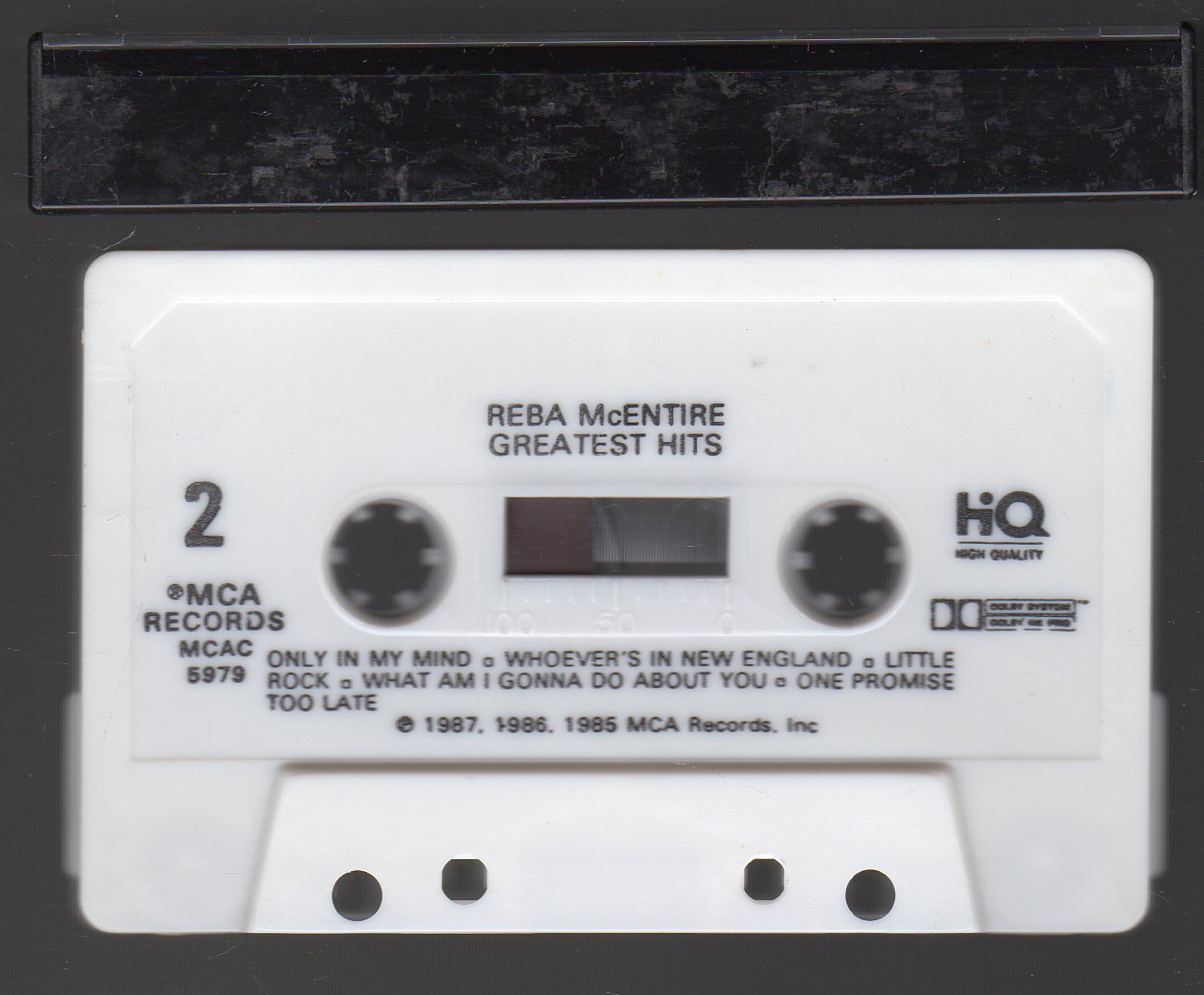 Reba McEntire - Greatest Hits Cassette Tape