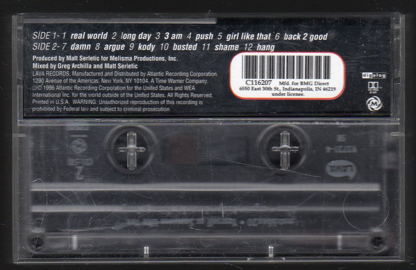 Matchbox 20 - Yourself Or Someone Like You Cassette Tape
