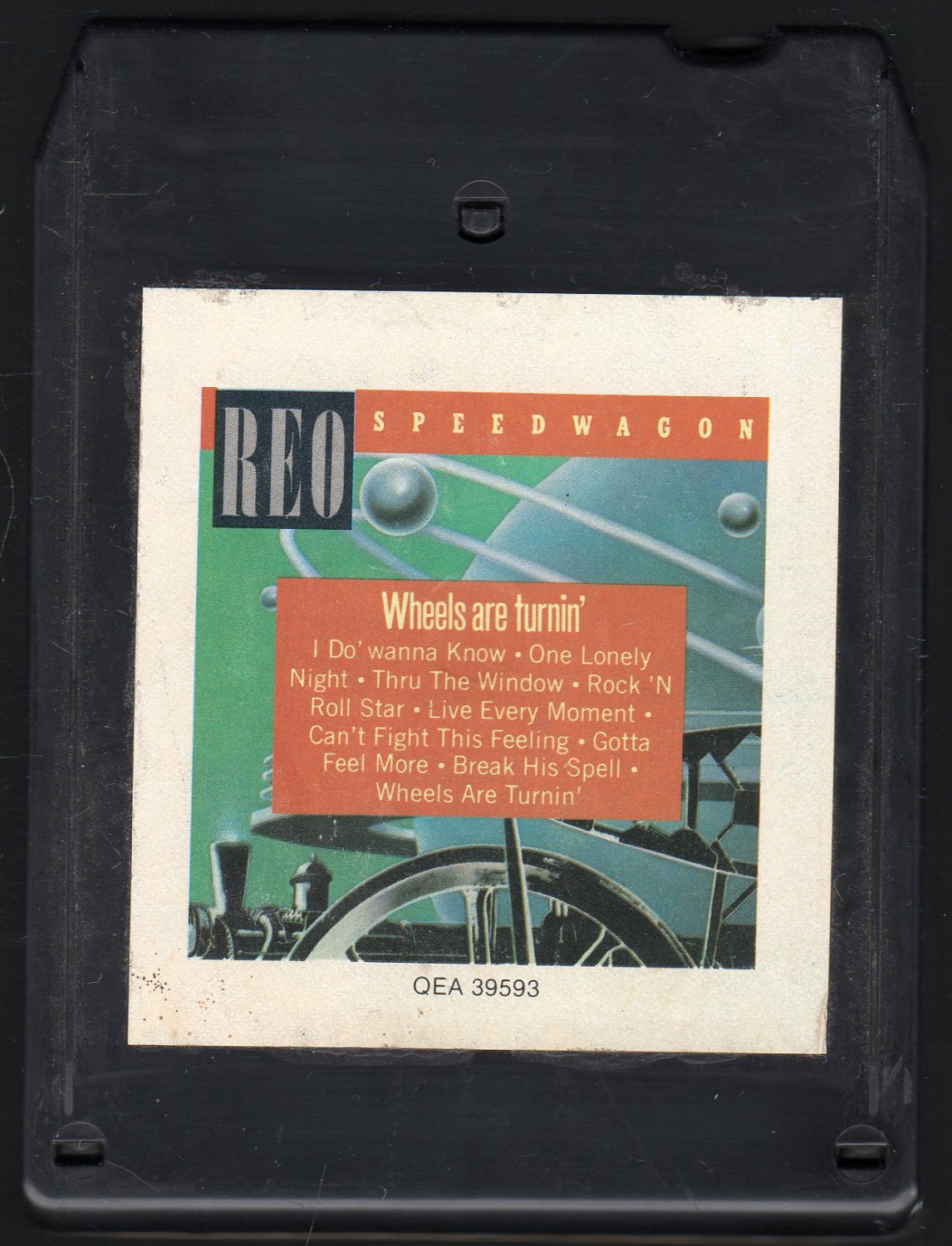 REO Speedwagon - Wheels Are Turnin' 1984 CRC 8-track Tape