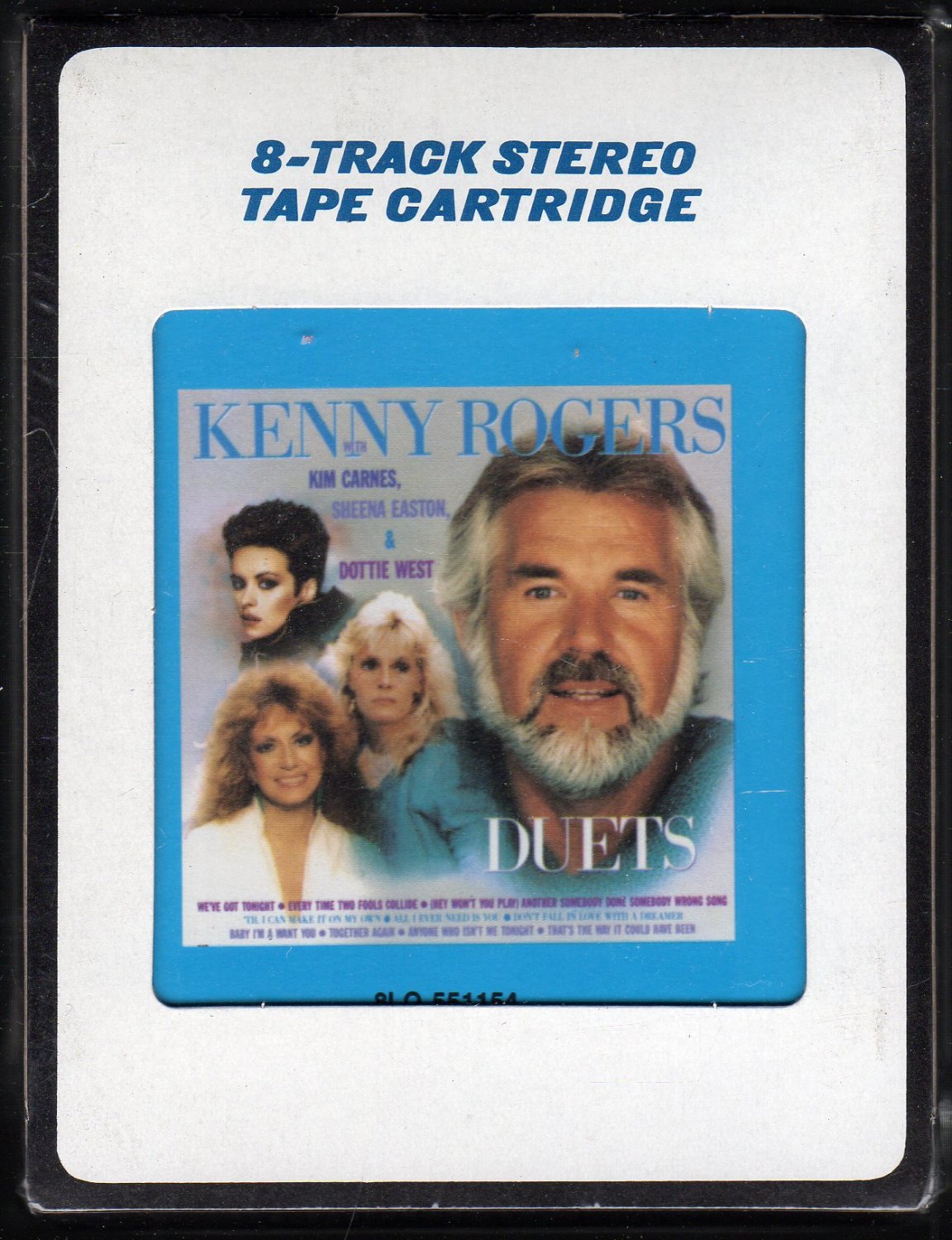 Kenny Rogers - Duets 1984 CRC Sealed 8-track tape