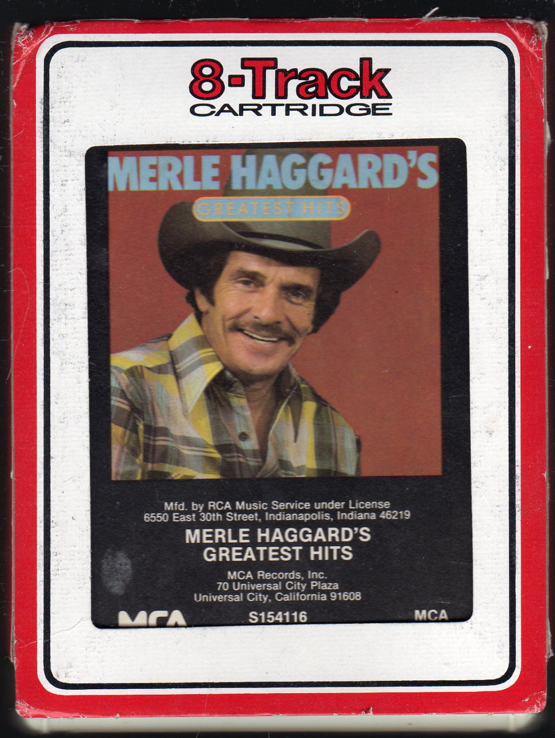 Merle Haggard - Merle Haggard's Greatest Hits 1982 RCA T6 8-track Tape