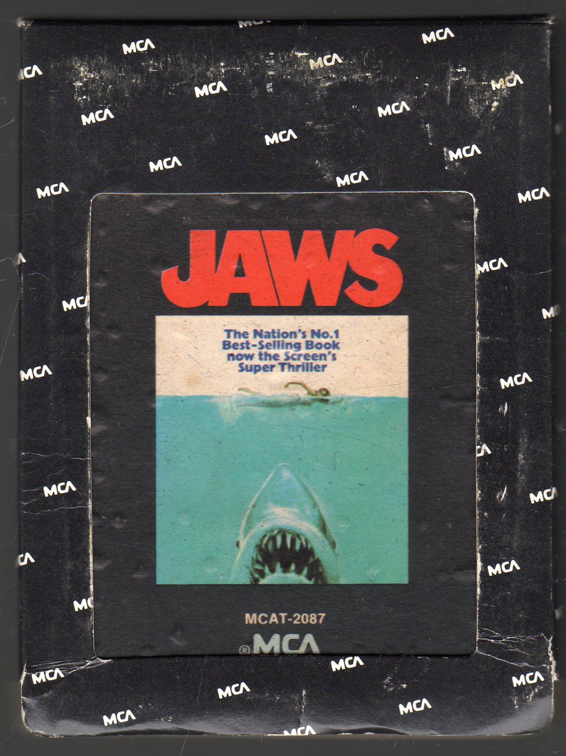 Jaws Original Soundtrack Recording 1975 MCA A45 8track tape