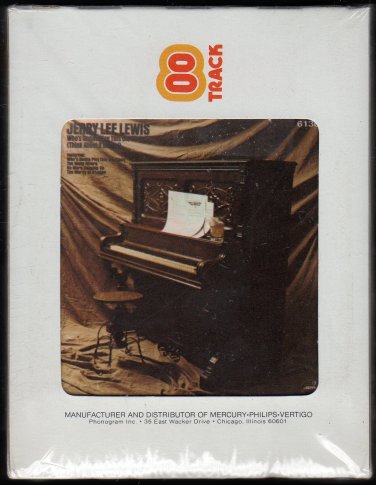 Jerry Lee Lewis - Who's Gonna Play This Old Piano 1971 MERCURY Sealed A28 8-track tape