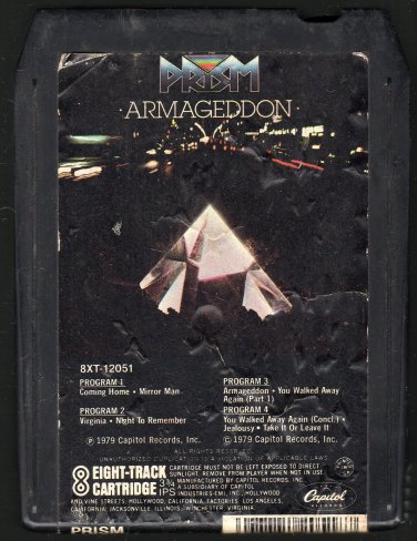 Prism - Armageddon 1979 Capitol A23 8-track tape