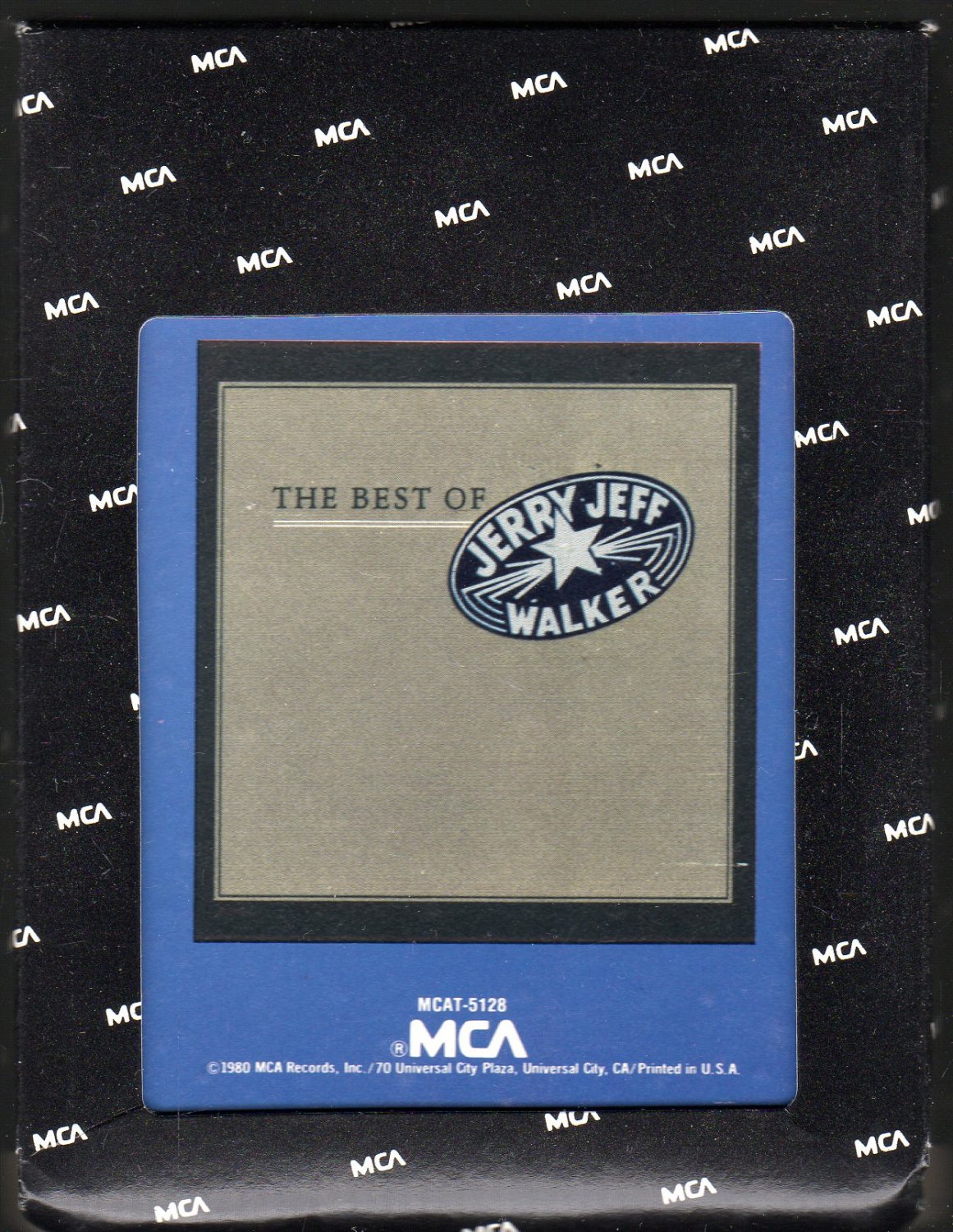 Jerry Jeff Walker - The Best Of 1980 MCA A23 8-track tape