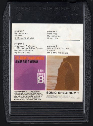 The Johnny Mann Singers - A Man And A Woman 1967 LIBERTY A30 8-track tape