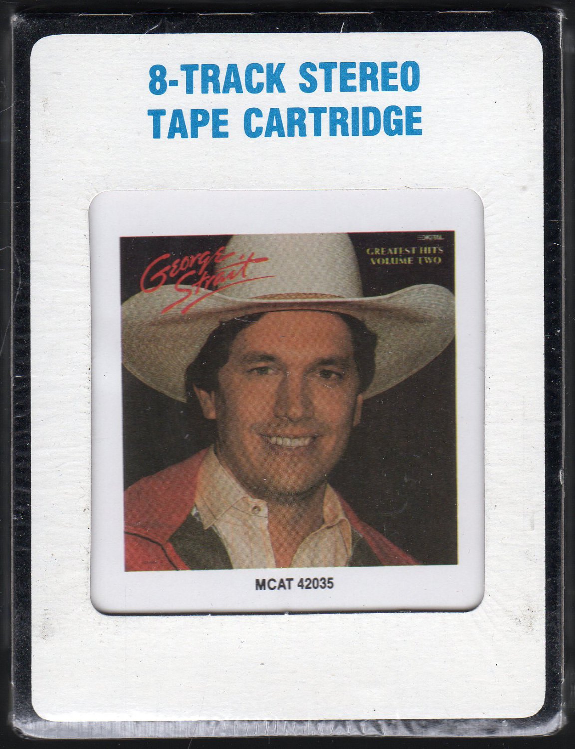 George Strait Greatest Hits Volume Two 1987 Crc Sealed Ac4 8 Track Tape 5291