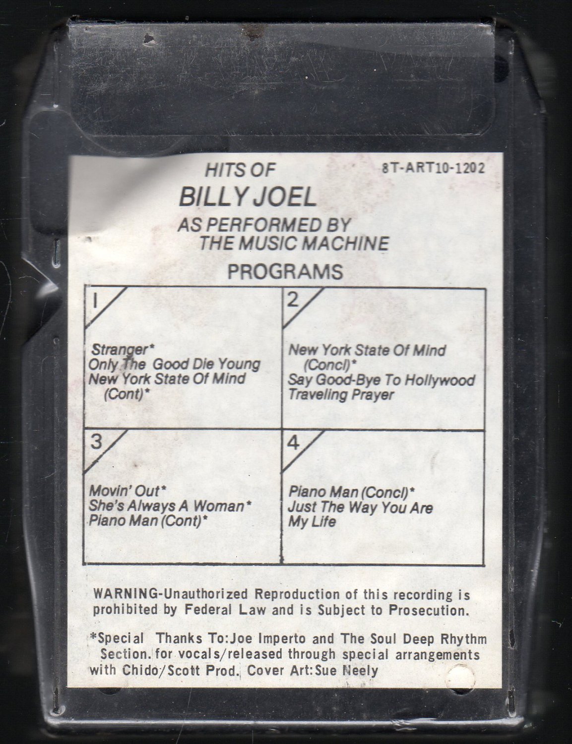 Billy Joel - Greatest Hits Of performed by The Music Machine 1979 ARTCO ...