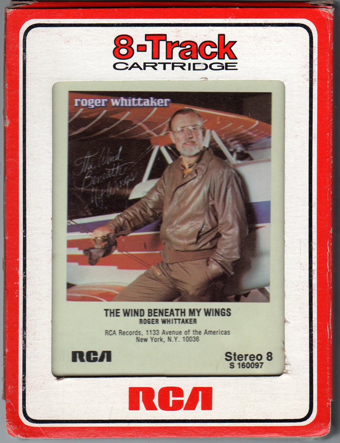 Roger Whittaker The Wind Beneath My Wings 1982 RCA AC1 8track tape