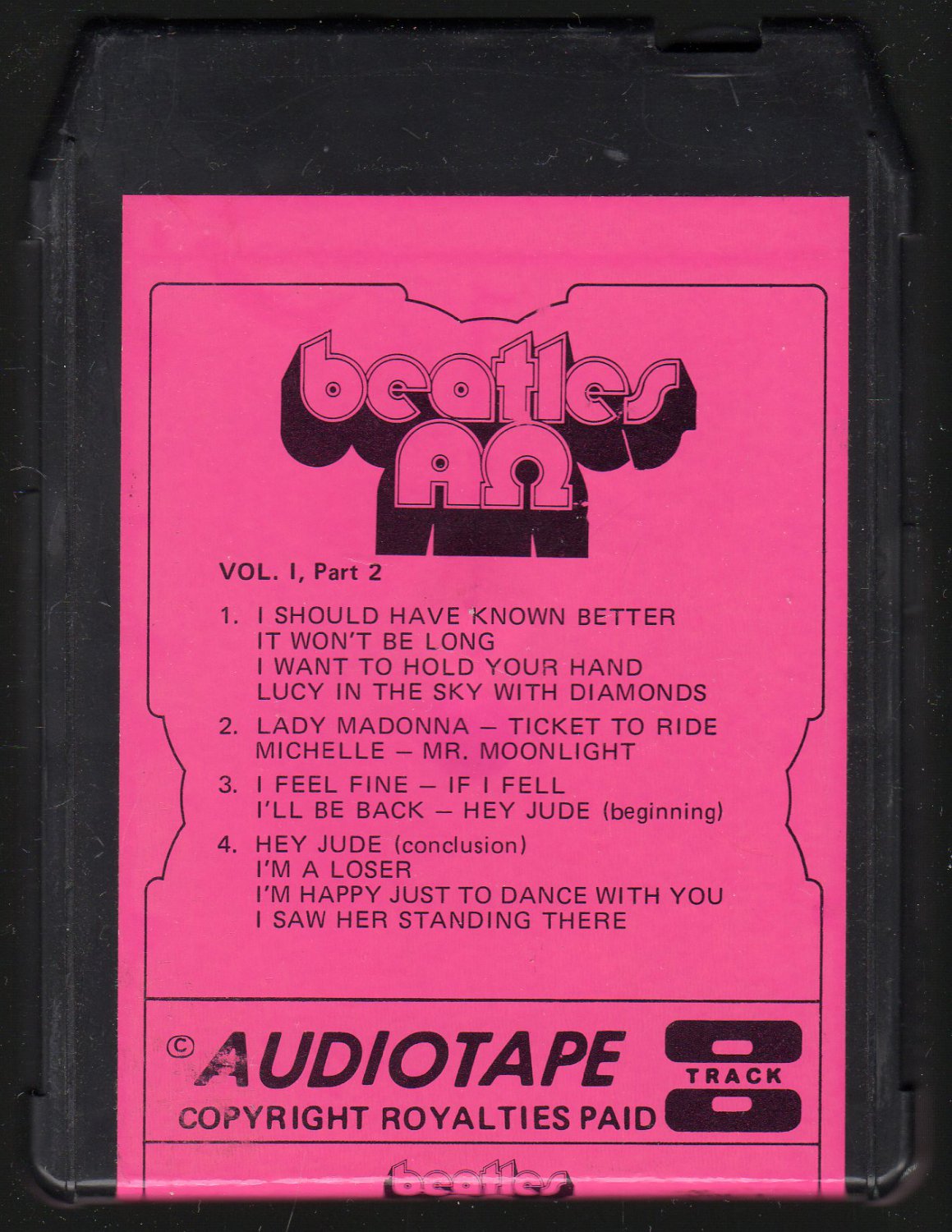 The Beatles Beatles Greatest Alpha Omega Vol 1 Tape 2 1972