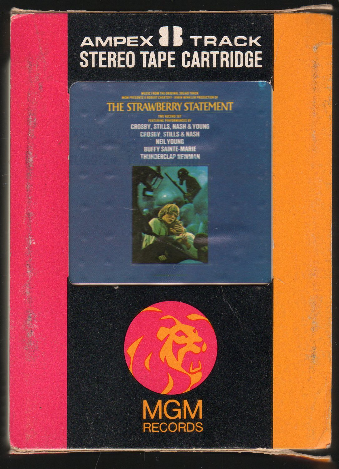 The Strawberry Statement - The Original Soundtrack 1970 MGM AMPEX Double Play AC4 8-track tape