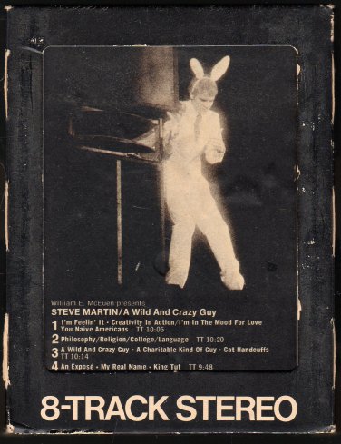 Steve Martin - A Wild And Crazy Guy 1978 WB A28 8-track tape