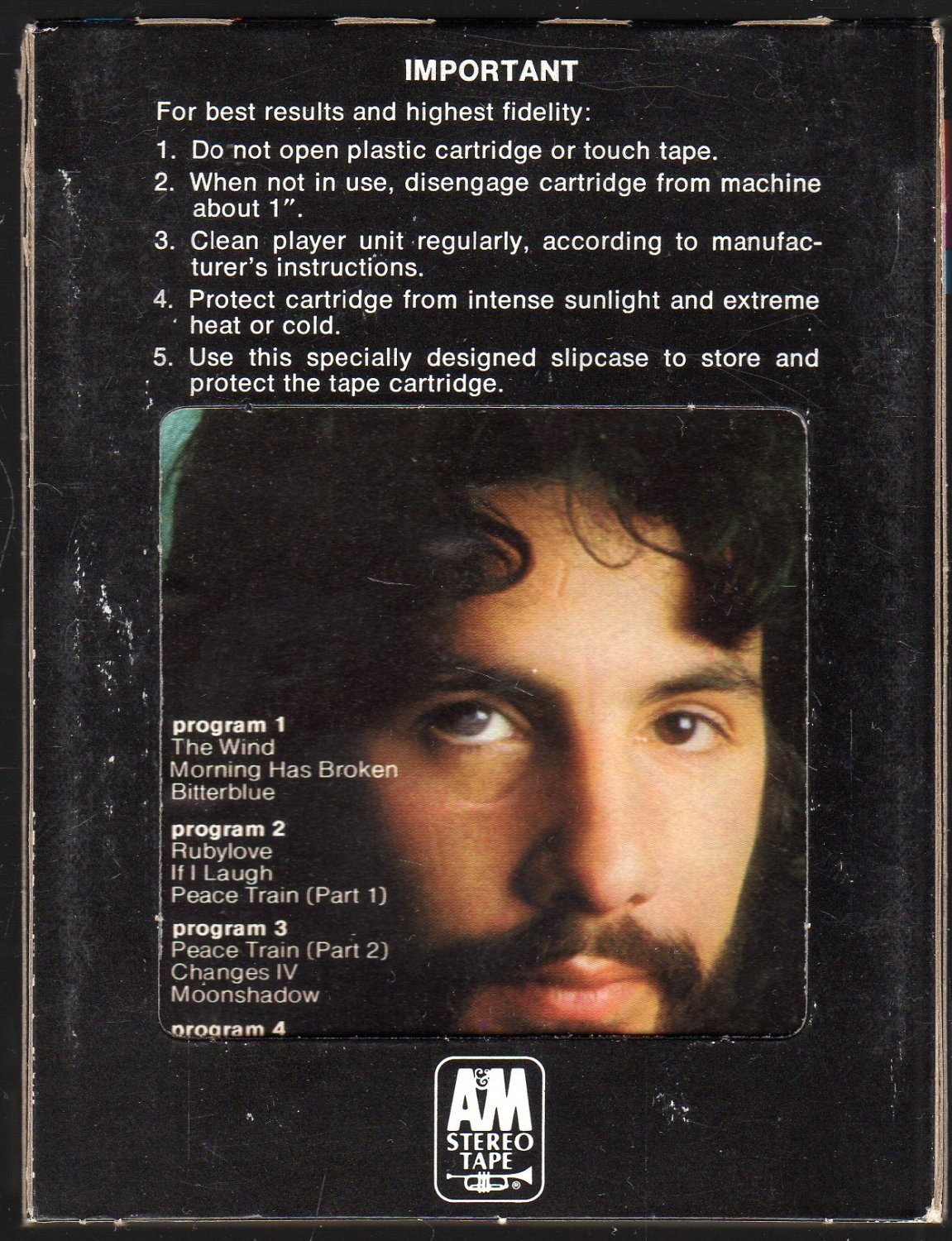 Cat Stevens - Teaser And The Firecat 1971 A&M AC3 8-track tape