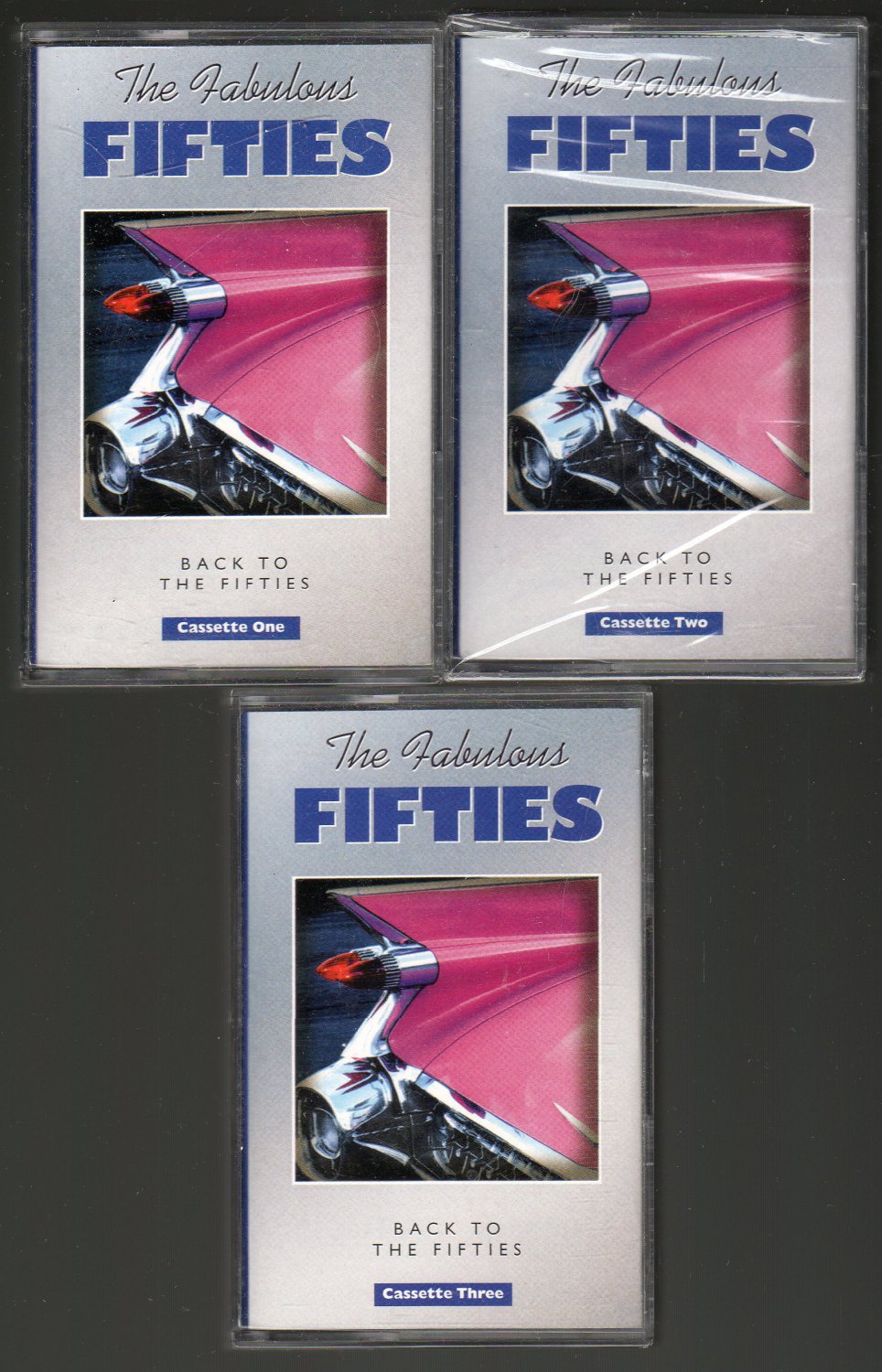 The Fabulous Fifties - Back To The Fifties 1999 BMG 3pk C9 Cassette Tape