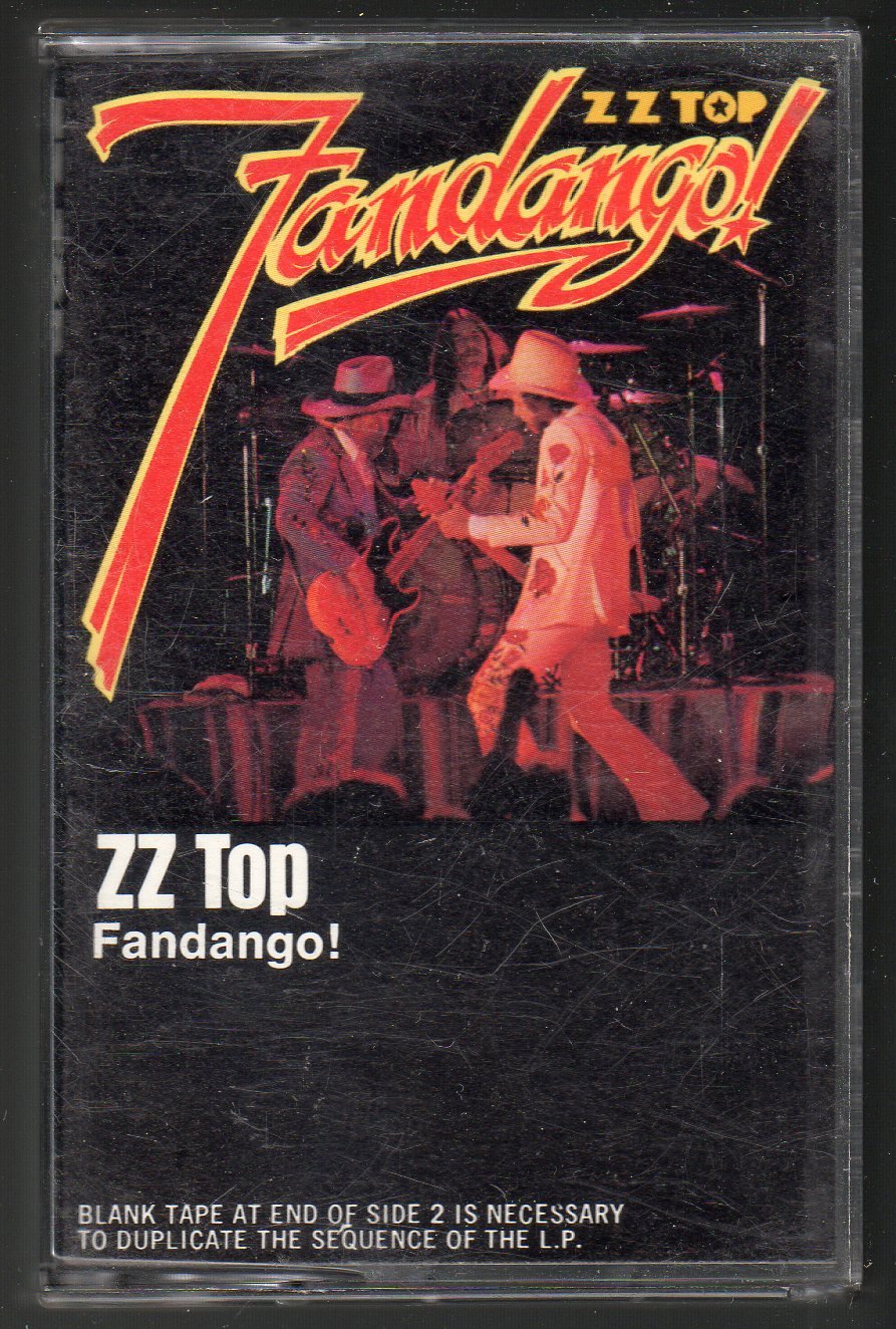 ZZ Top - Fandango 1975 WB C9 Cassette Tape