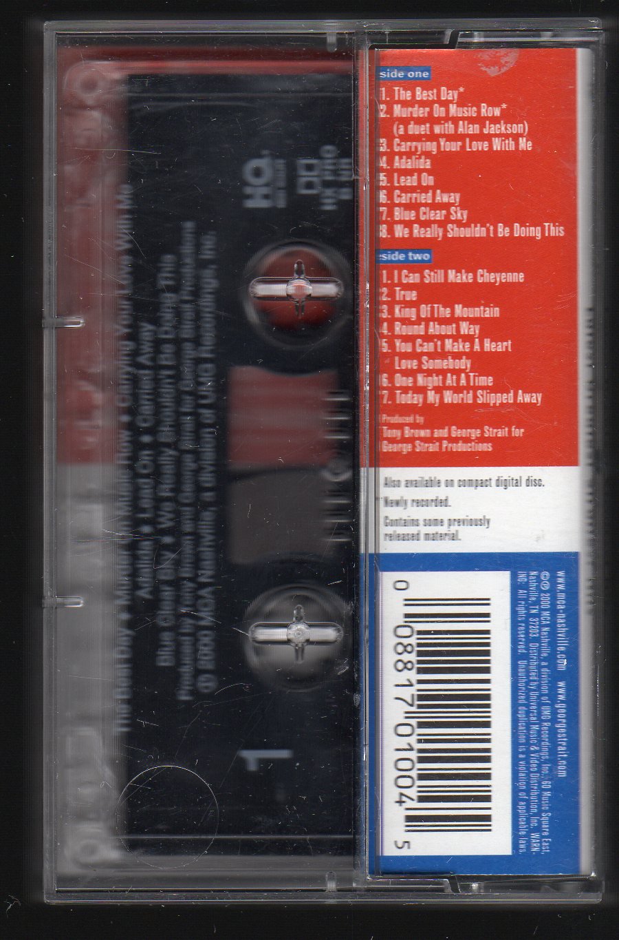 George Strait - Latest Greatest Straitest Hits 2000 MCA C7 Cassette Tape