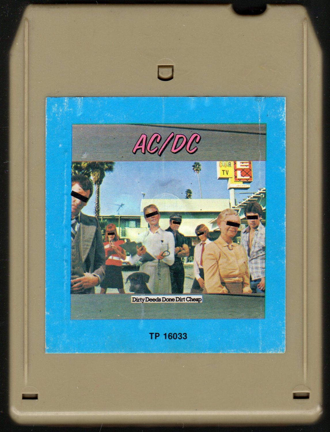 AC/DC - Dirty Deeds Done Dirt Cheap 1976 CRC ATLANTIC T6 8-track tape