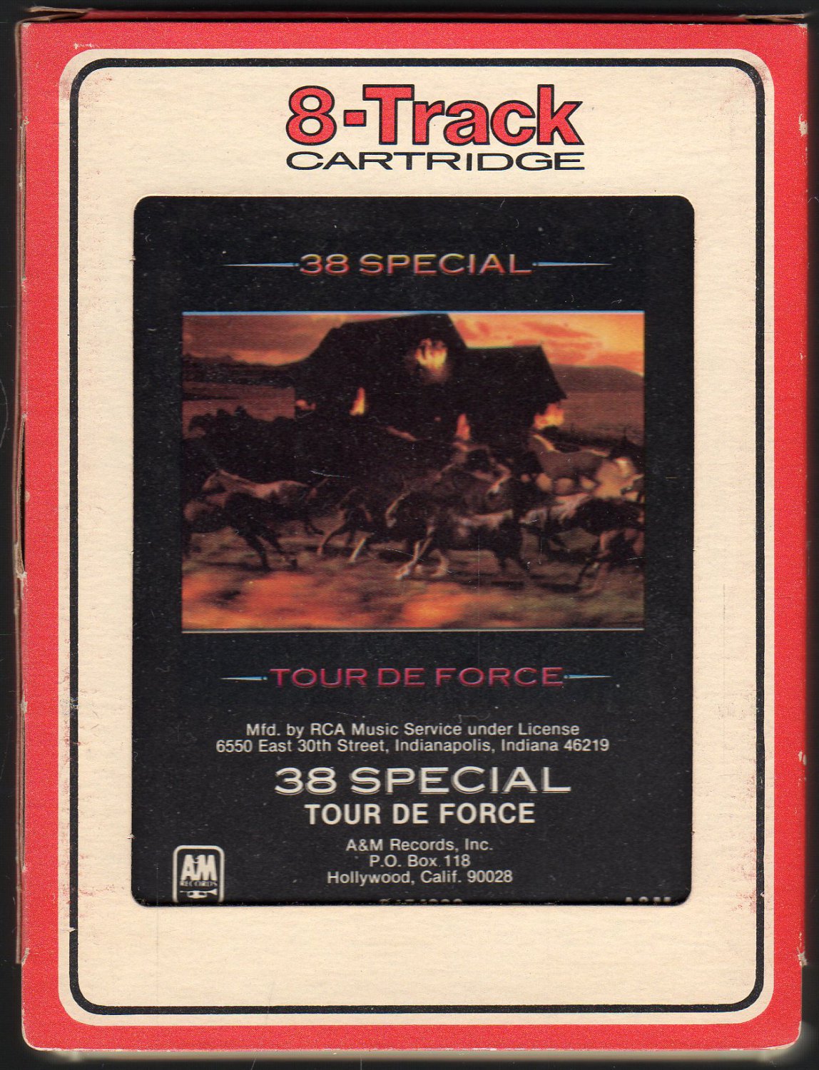 38 Special Tour De Force 1983 Rca A M Ac2 8 Track Tape