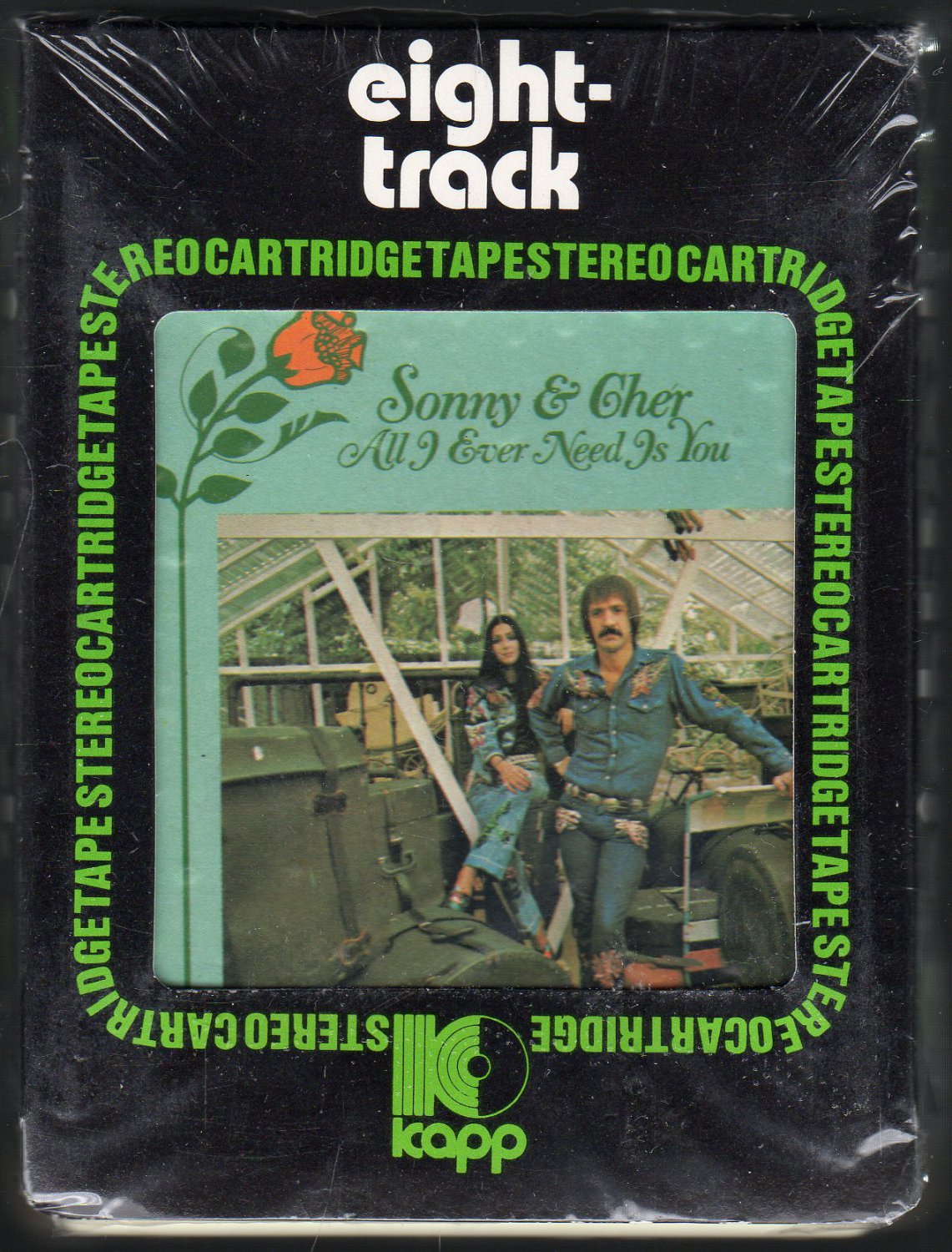 Sonny & Cher All I Ever Need Is You 1971 KAPP A22 8track tape