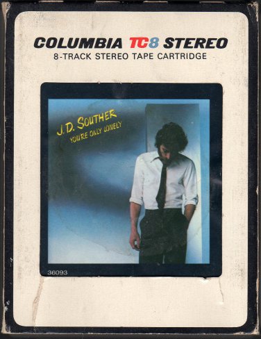 J.D. Souther - You're Only Lonely 1979 CBS A16 8-track tape