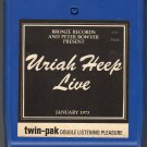 Uriah Heep - Live 1973 MERCURY A12X 8-track tape