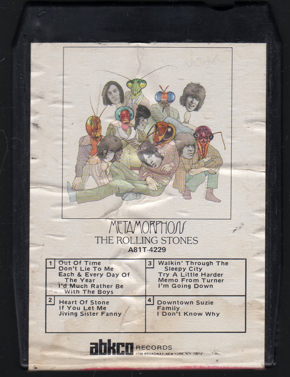 The Rolling Stones - Metamorphosis 1975 ABKCO A31 8-track tape