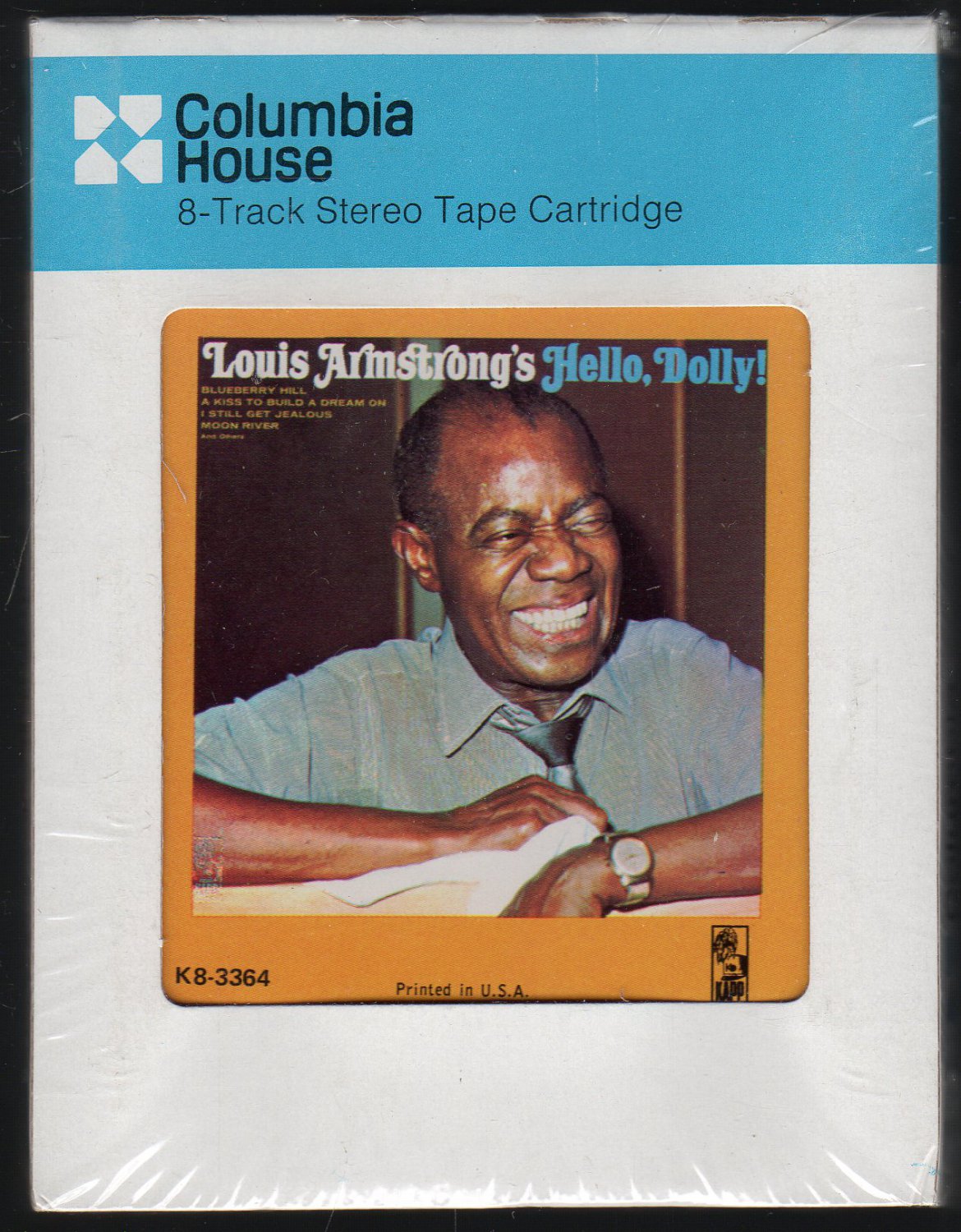 Louis Armstrong - Hello Dolly! 1964 CRC Re-issue Sealed A18E 8-TRACK TAPE