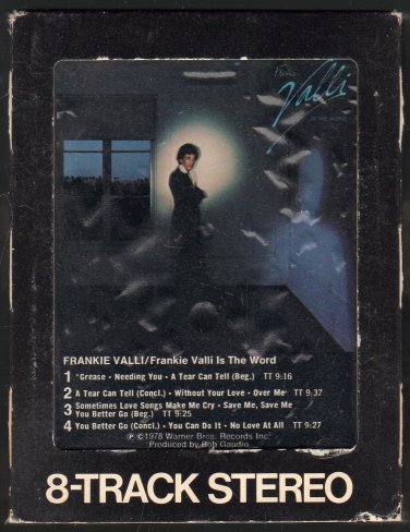 Frankie Valli - Frankie Valli Is The Word 1978 WB A26 8-TRACK TAPE