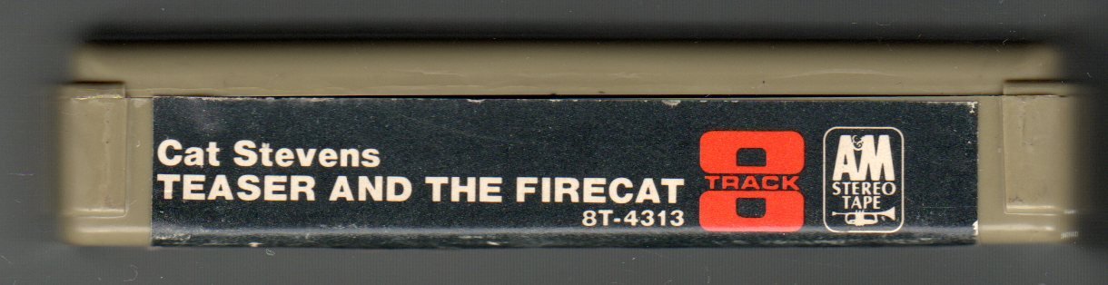 Cat Stevens - Teaser And The Firecat 1971 A&M A2 8-TRACK TAPE