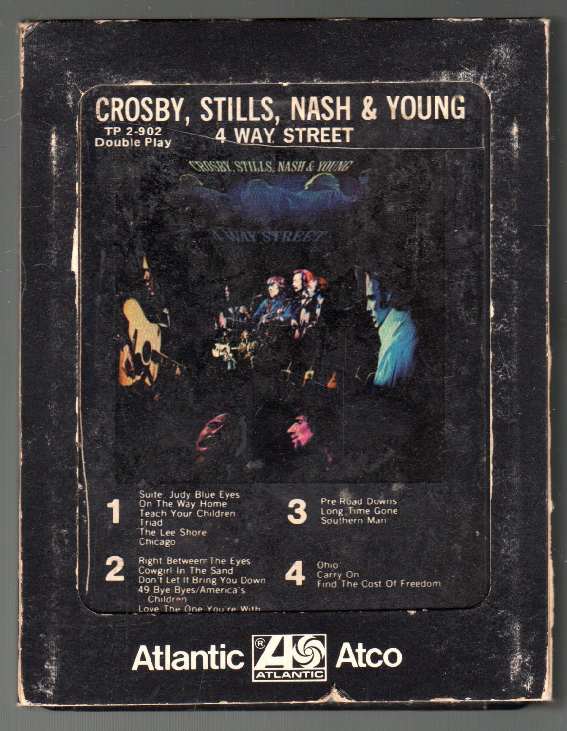 Crosby, Stills & Nash & Young - 4 Way Street 1971 ATLANTIC A41 Double Play 8-track tape